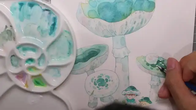 《小可鲁贝洛斯水彩第14期课：从零到精通的14节水彩绘画技巧》