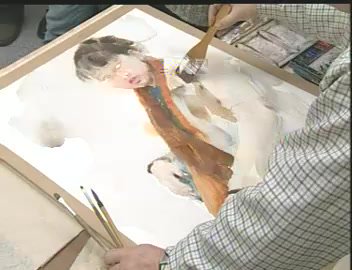 关维兴水彩人物绘画教程：头像与半身像3讲