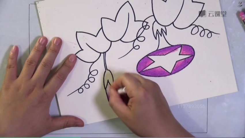 儿童蜡笔画入门13课：水果花卉轻松学